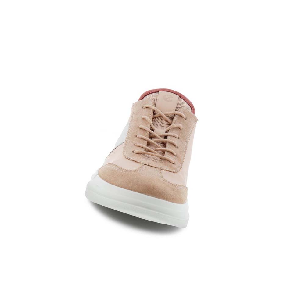 Ecco Soft X Retro-inspired Sneakers Dam Rosa Rosa Vita | SE 253ZUT